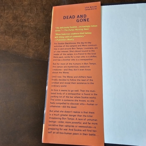 Charlaine Harris Dead And Gone (Sookie Stackhouse/True Blood, Book 9) Hard Cover - Picture 4 of 11